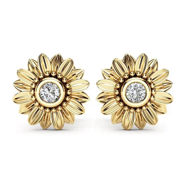 Sunflower Stud Earrings