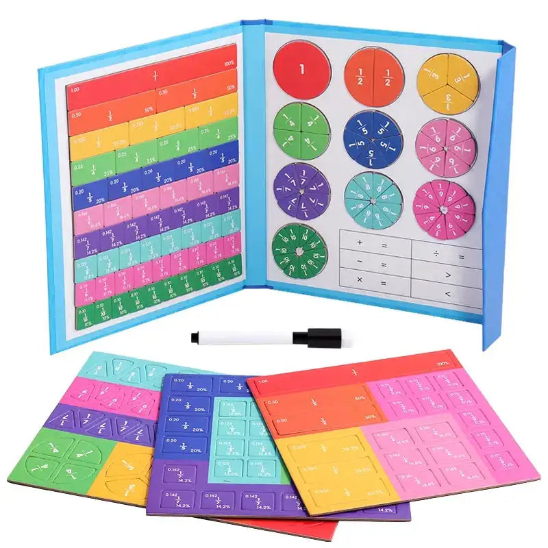 Children's Magnetic Fraction Book