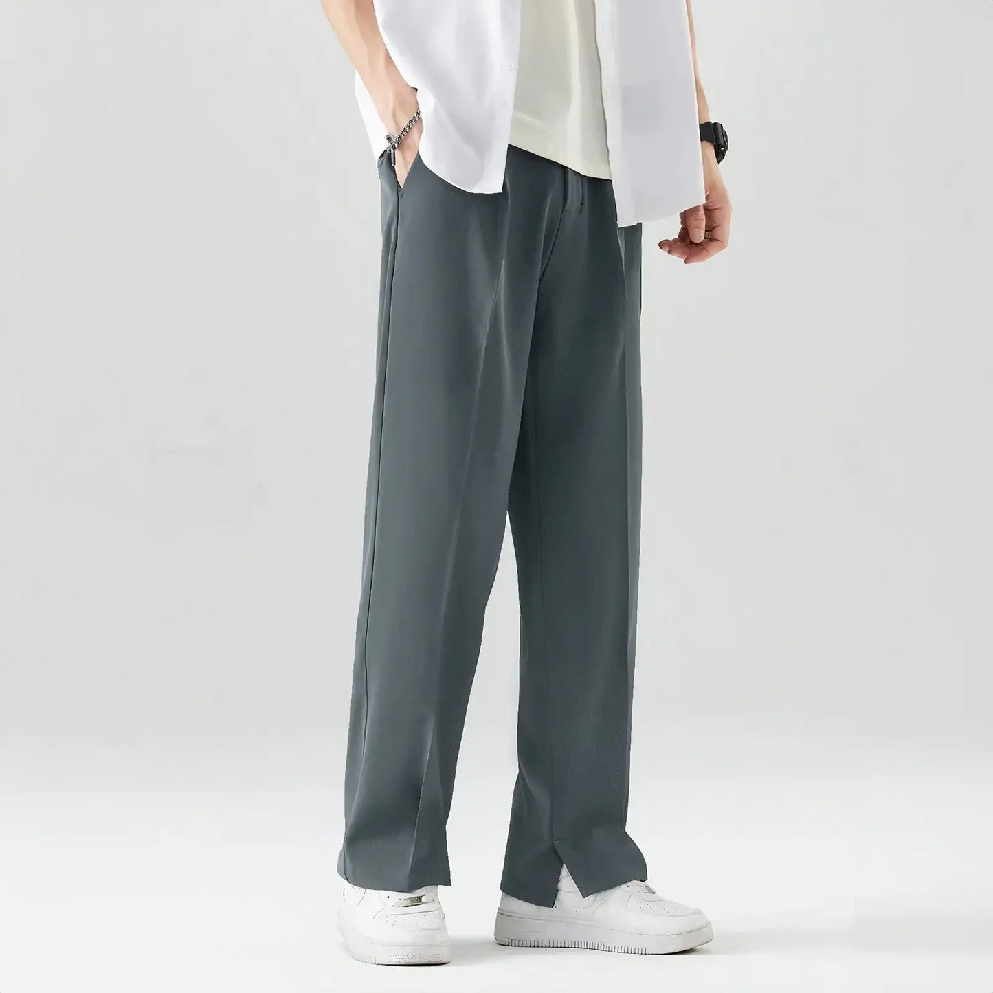 Straight Leg Smart Trousers