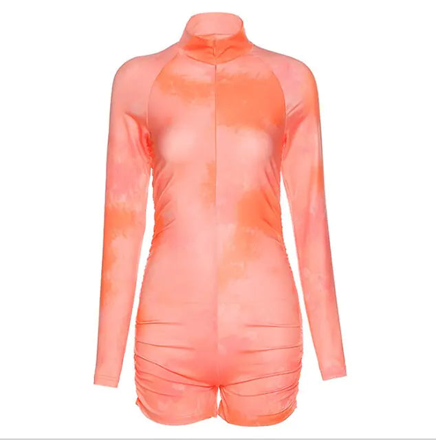 Women's Tie Dye Workout Bodysuit