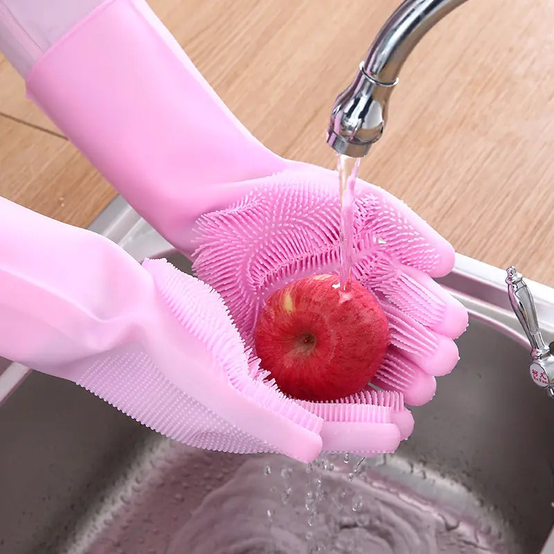 Magic Silicone Dish Washing Gloves