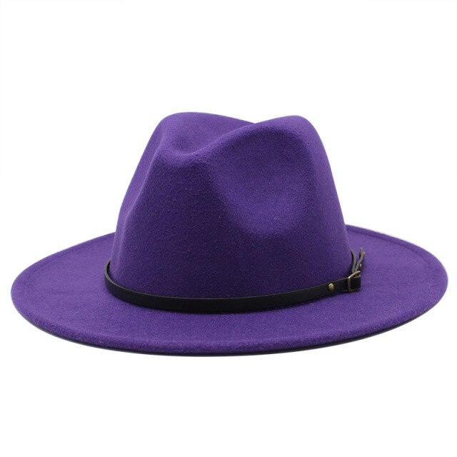 Multicolor Wool Fedora Hats