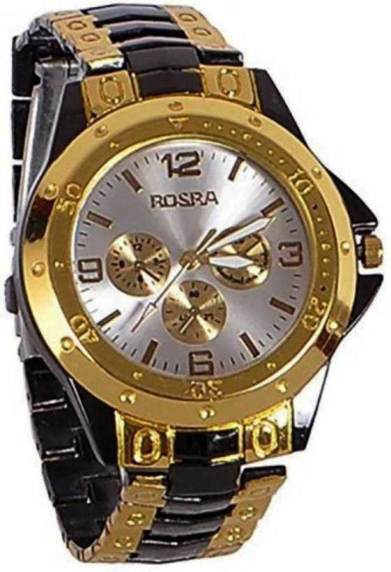 Black & Gold Luxury Men’s Watch