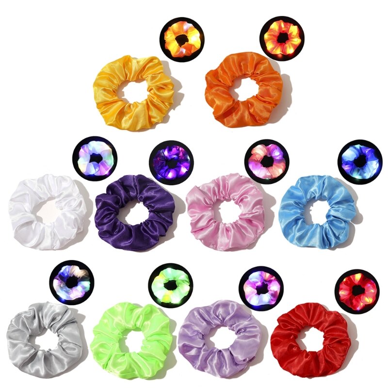 Satin Hair Scrunchies