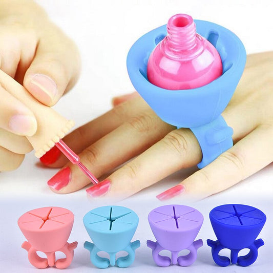 Wearable Silicone Nail Oil Bottle Holder