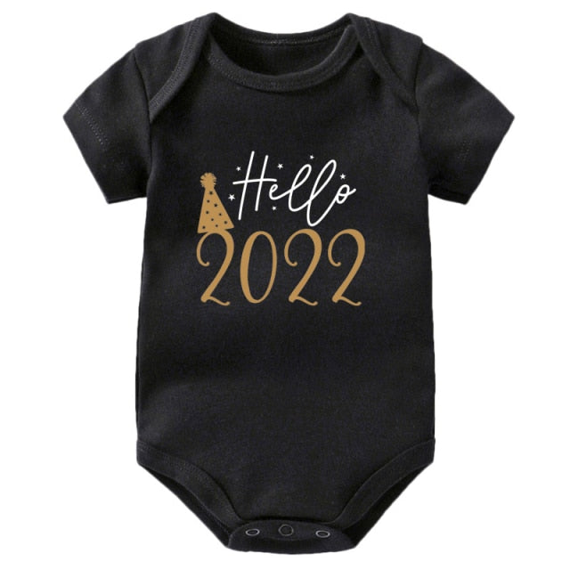 Newborn Baby Bodysuit Hello 2022