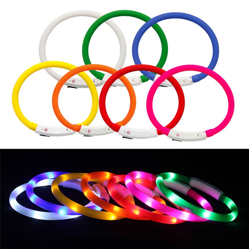 LED Usb Charging Dog Collar