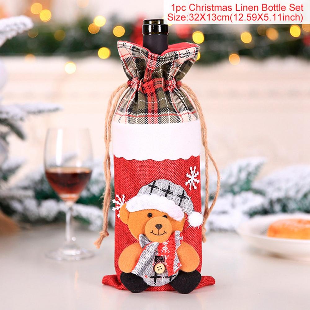 Christmas Wine Bottle Cover