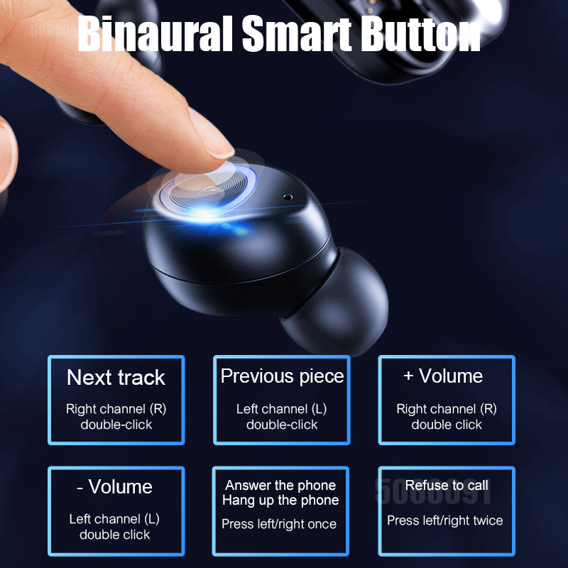 Bluetooth Earphone w/ LED Display