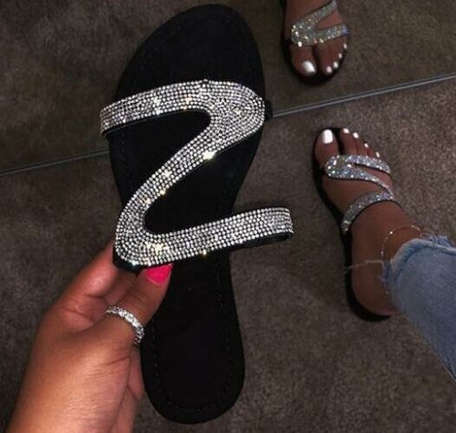 Bedazzled Slippers