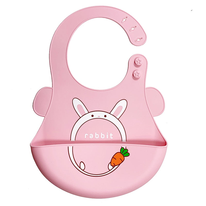 Silicone Adjustable Baby Bibs