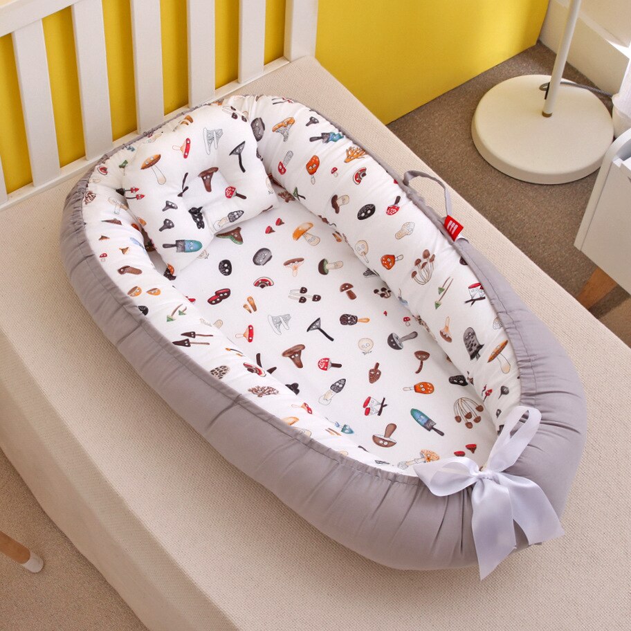 Removable Sleeping Nest for Baby Bed Crib