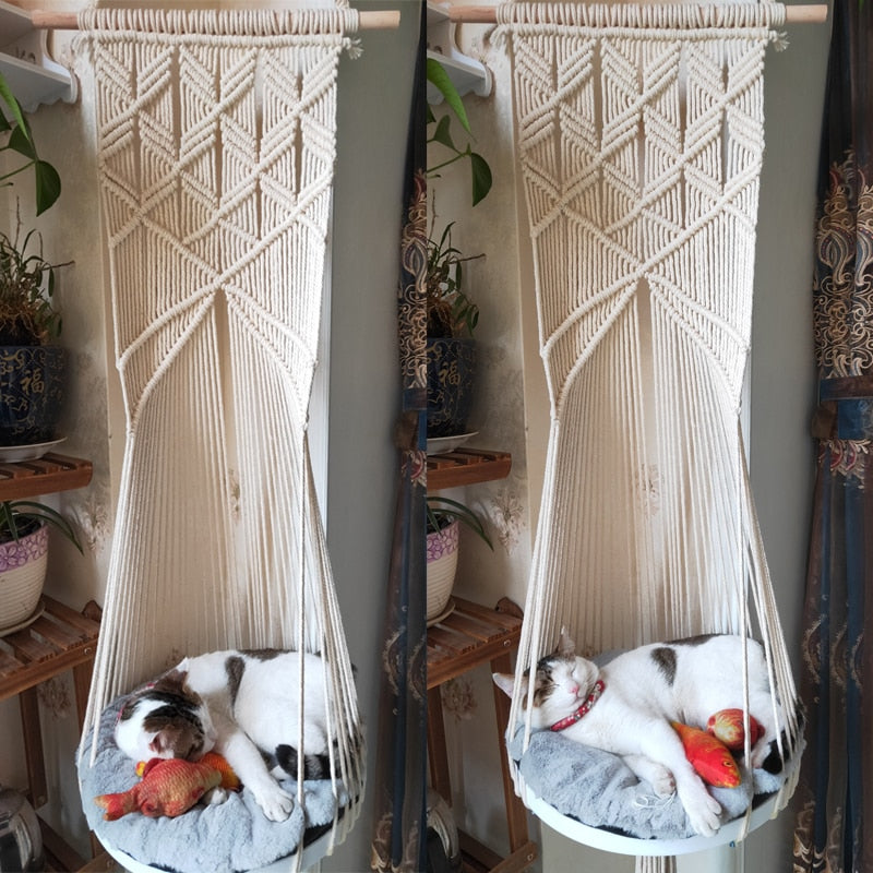 Boho Style Handmade Hanging Sleep Chair