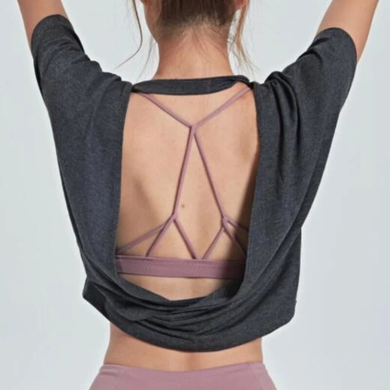 Backless Yoga Top