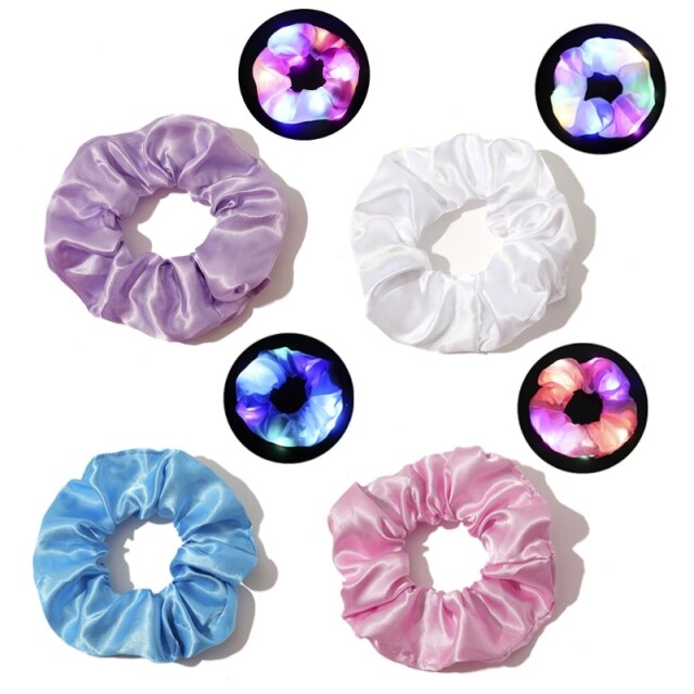 Satin Hair Scrunchies