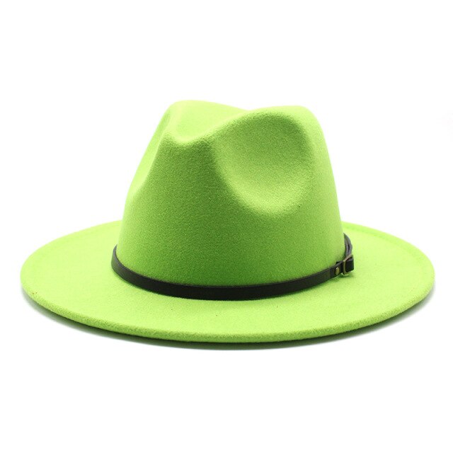 Multicolor Wool Fedora Hats