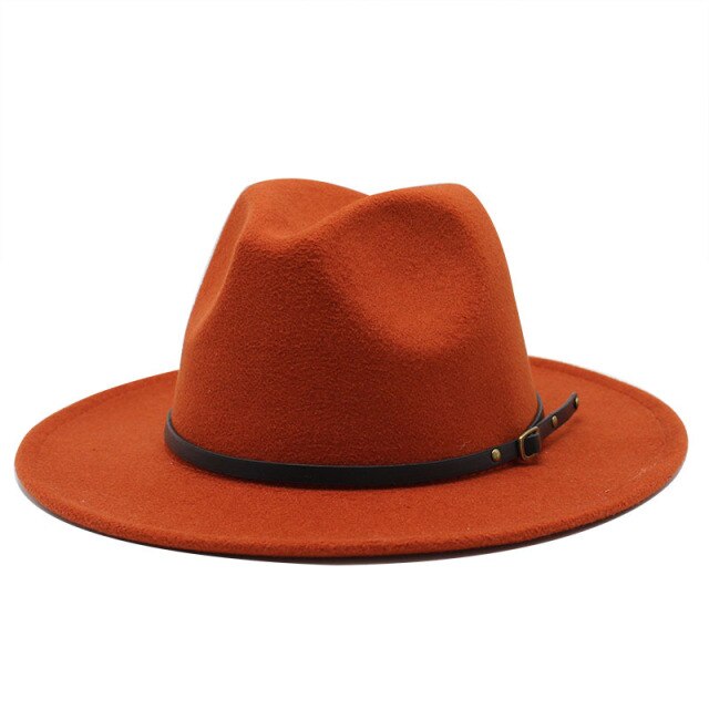 Multicolor Wool Fedora Hats