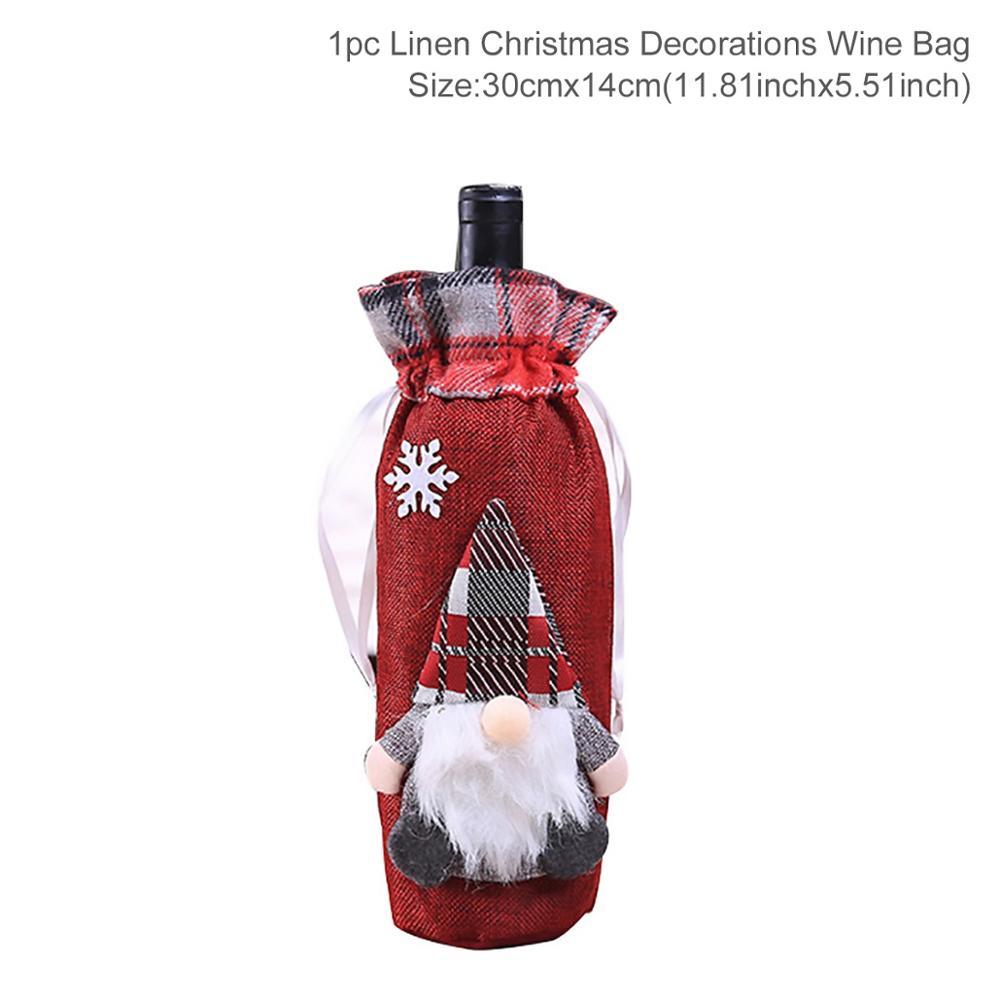 Christmas Wine Bottle Cover