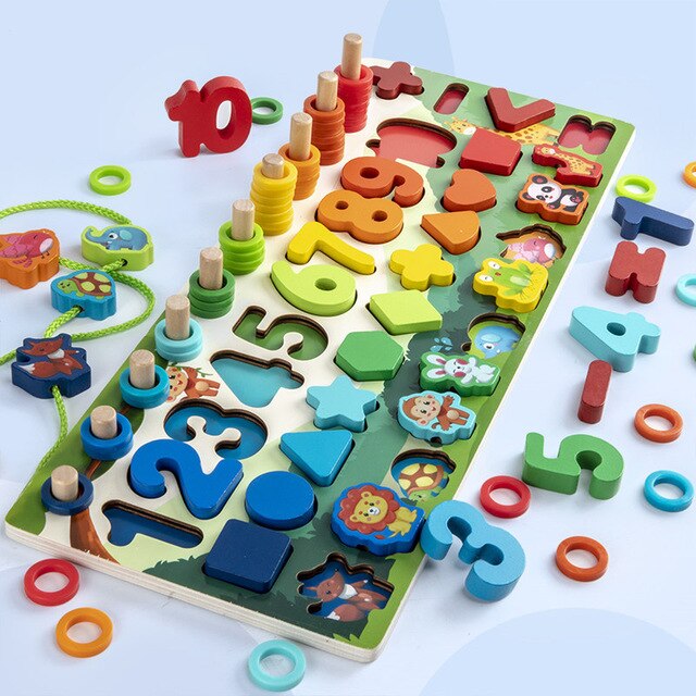 Kids Educational Wooden Toy Puzzle