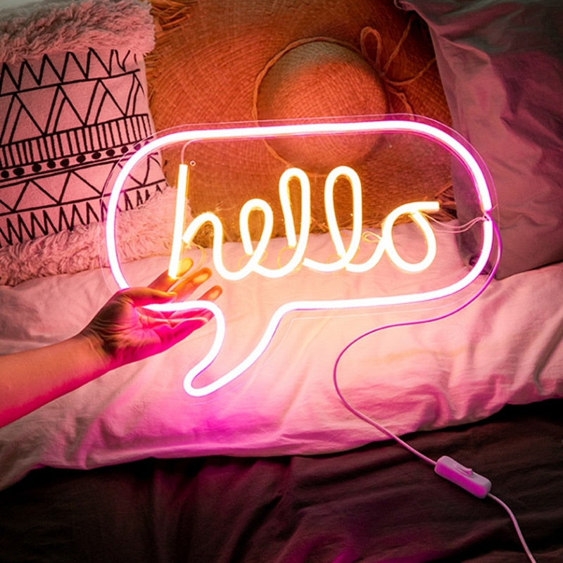 Hanging LED Neon Sign