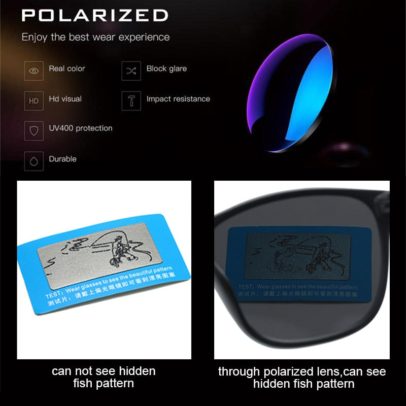 Square Polarized Sunglasses