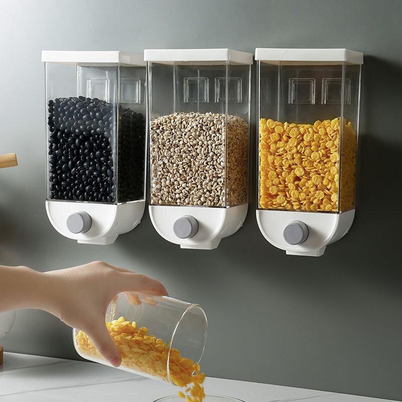 Wall-Mounted Kitchen Container Orgainzer