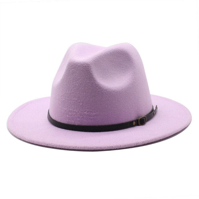 Multicolor Wool Fedora Hats