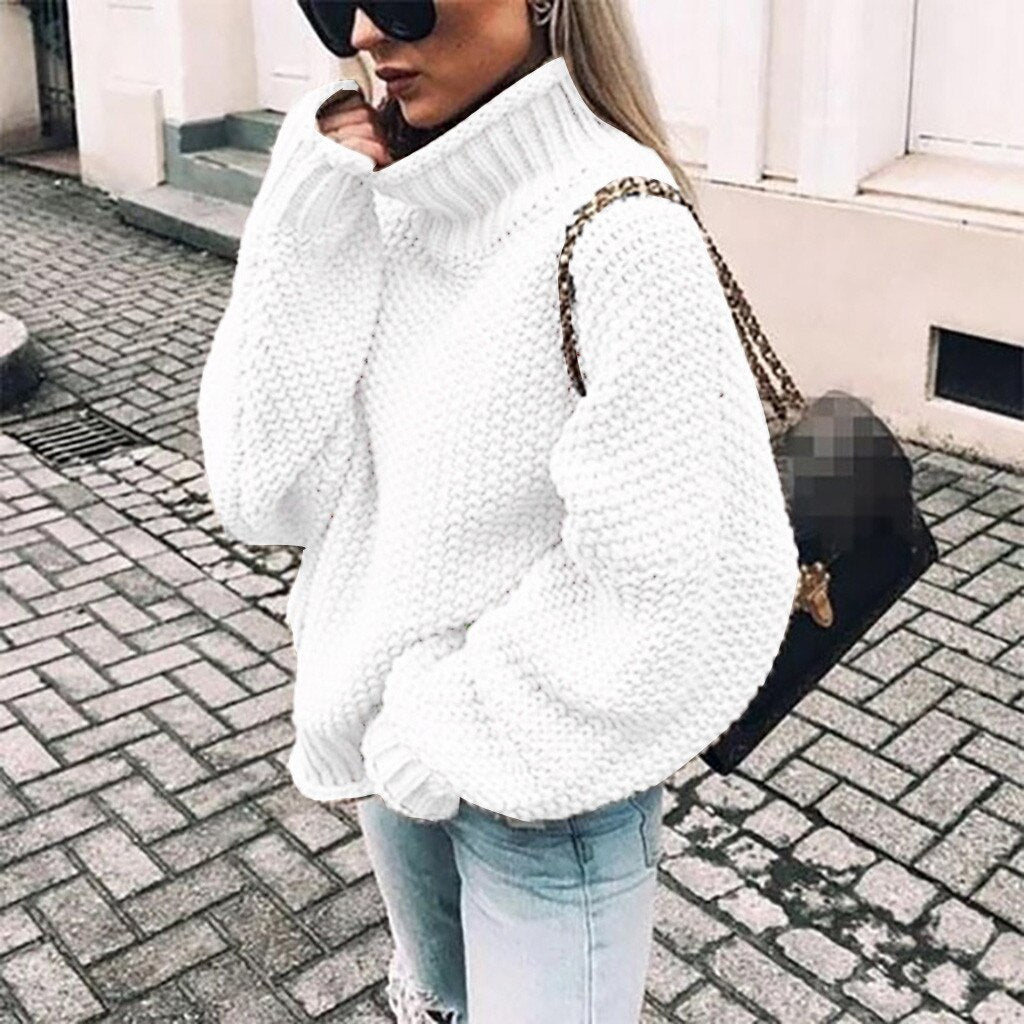 Knitted Turtleneck Sweater