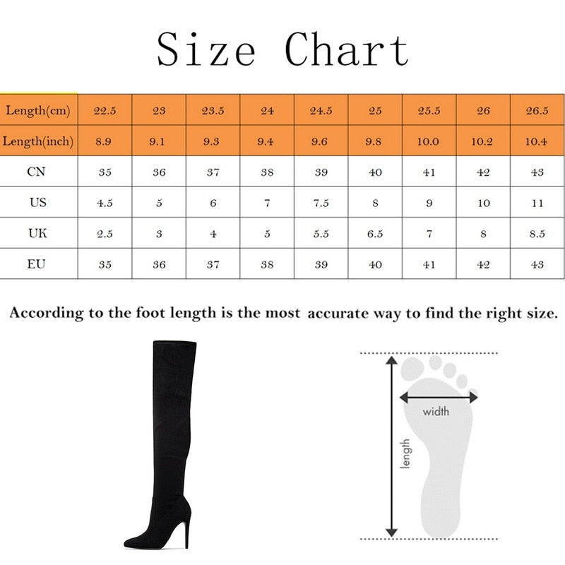 Women Over The Knee High Boots