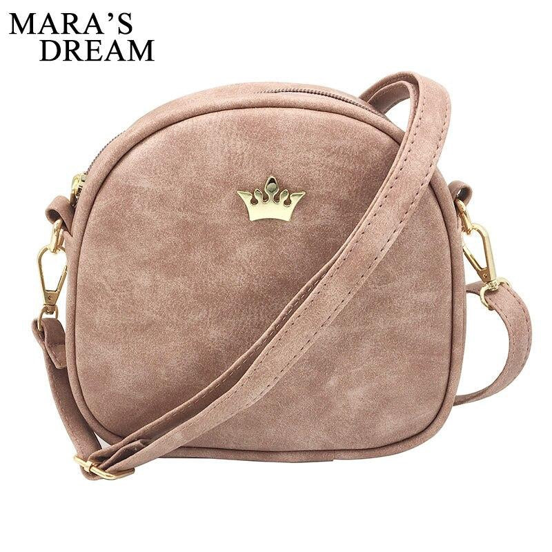 Goddess Leather Shoulder Bag