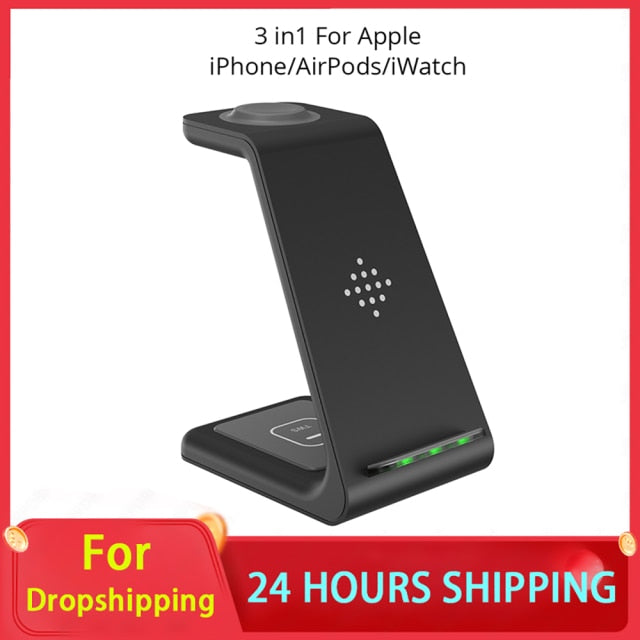 3 in1 Wireless Charger Stand for iPhone