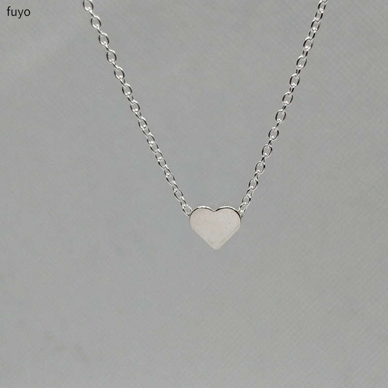 Tiny Heart Choker Necklace