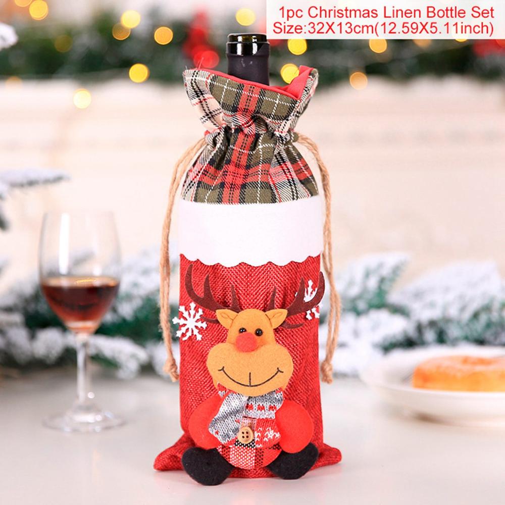 Christmas Wine Bottle Cover