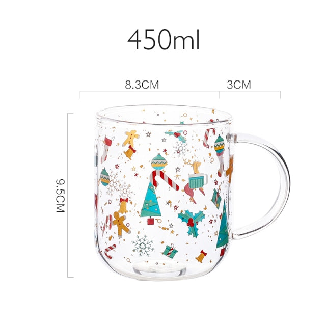 Christmas  Glass Mug