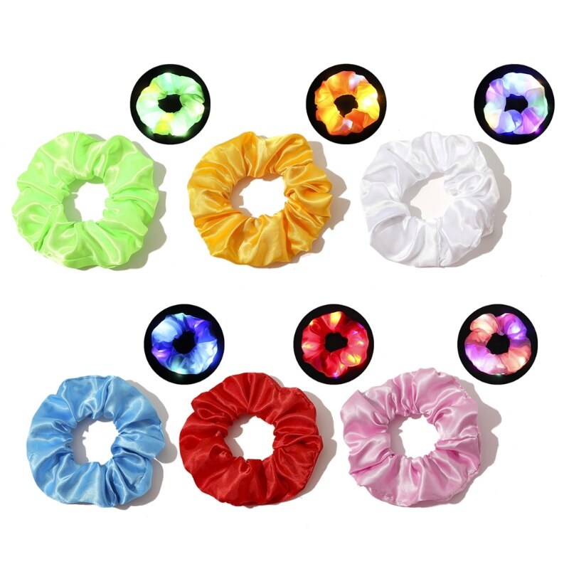 Satin Hair Scrunchies