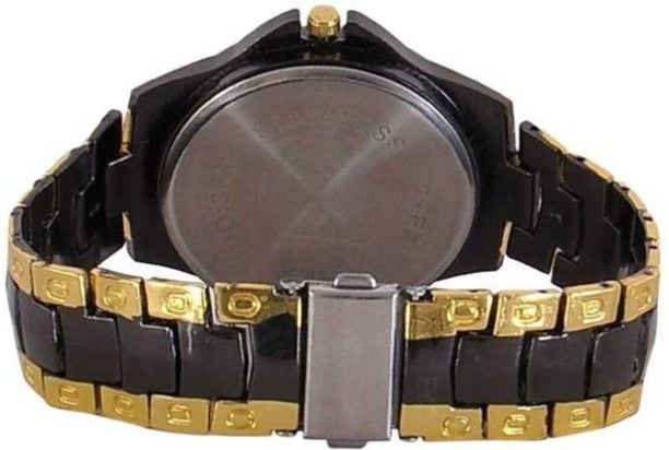 Black & Gold Luxury Men’s Watch