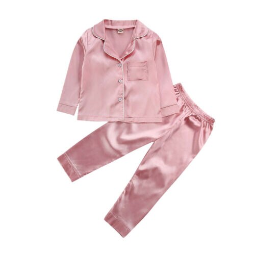 Kids 12m-6T Satin Pajama Sets