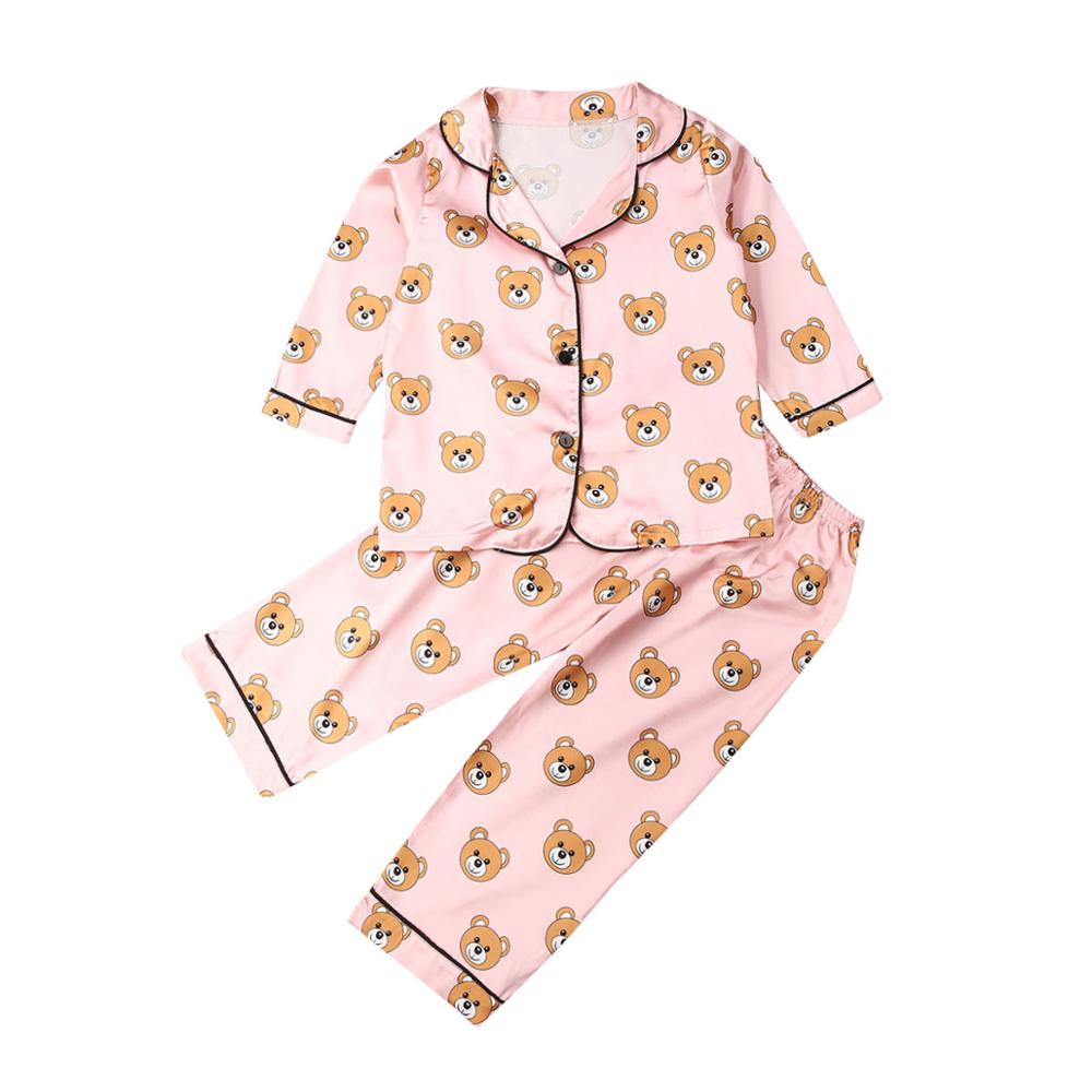 Kids 12m-6T Satin Pajama Sets