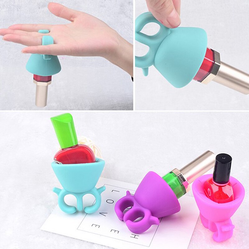 Wearable Silicone Nail Oil Bottle Holder