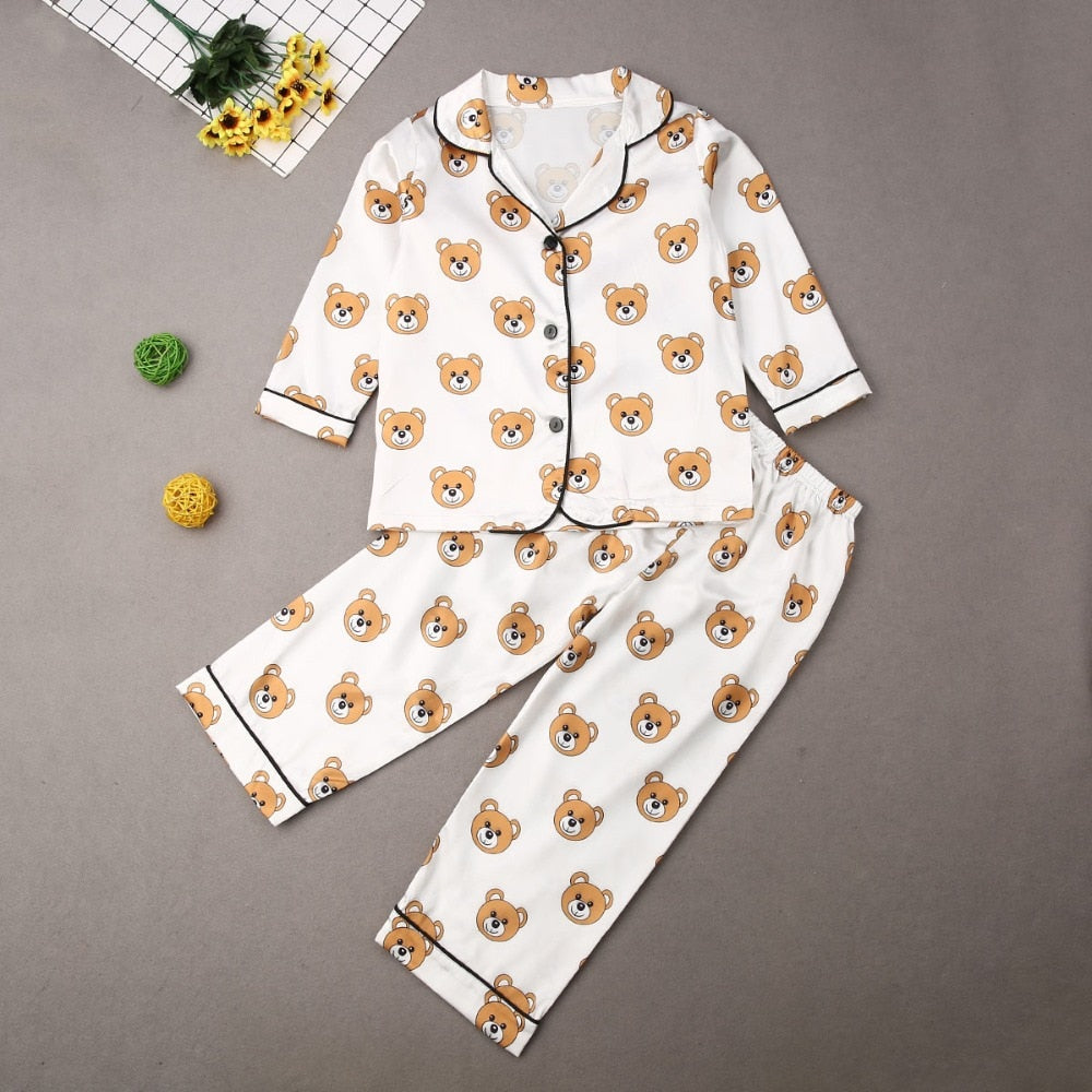 Kids 12m-6T Satin Pajama Sets