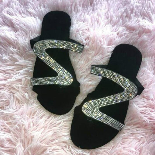 Bedazzled Slippers