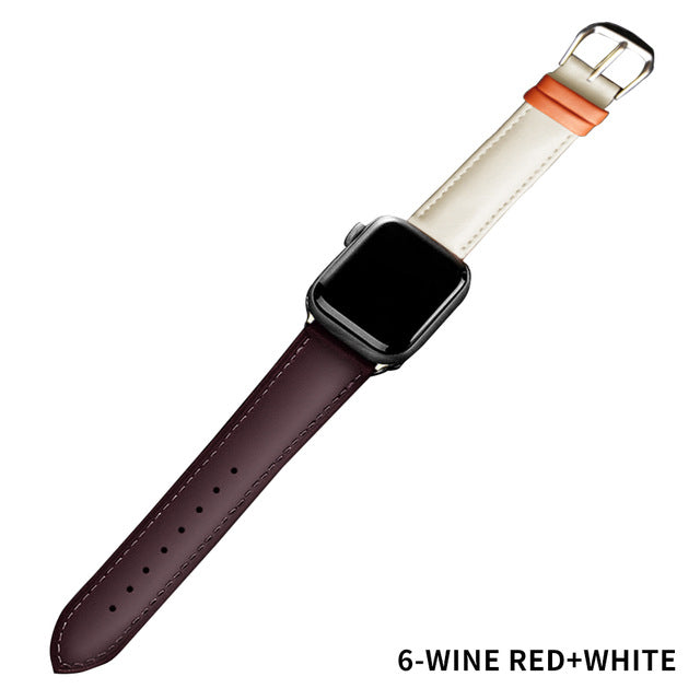 Leather Band Strap For Apple Watch