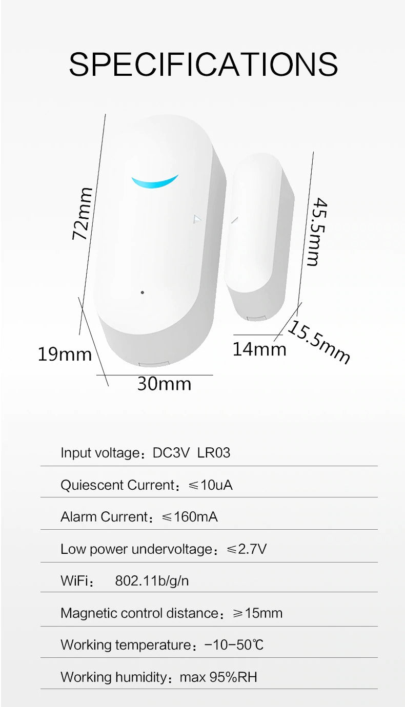 Smart WiFi Door Sensor