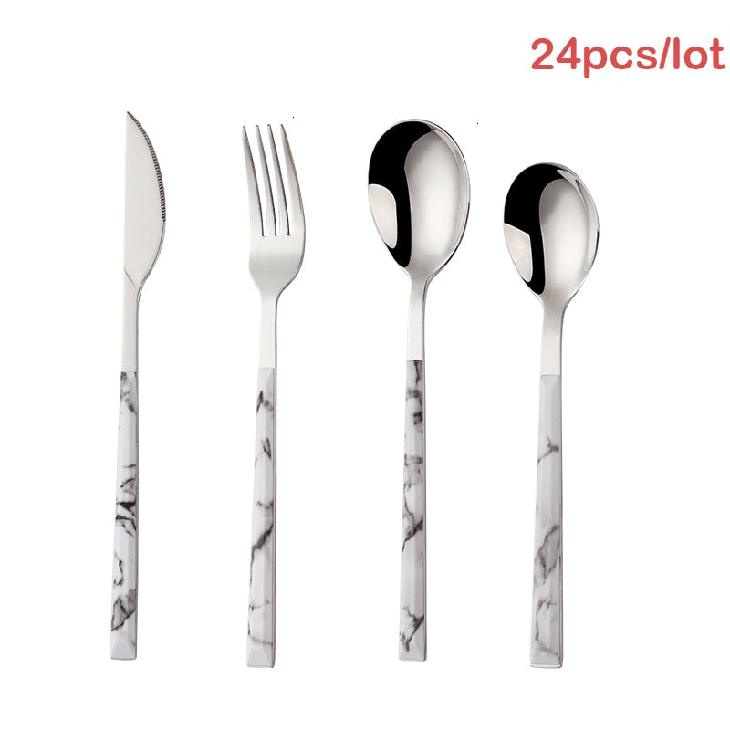 Luxury Stainless Steel Dinnerware Sets