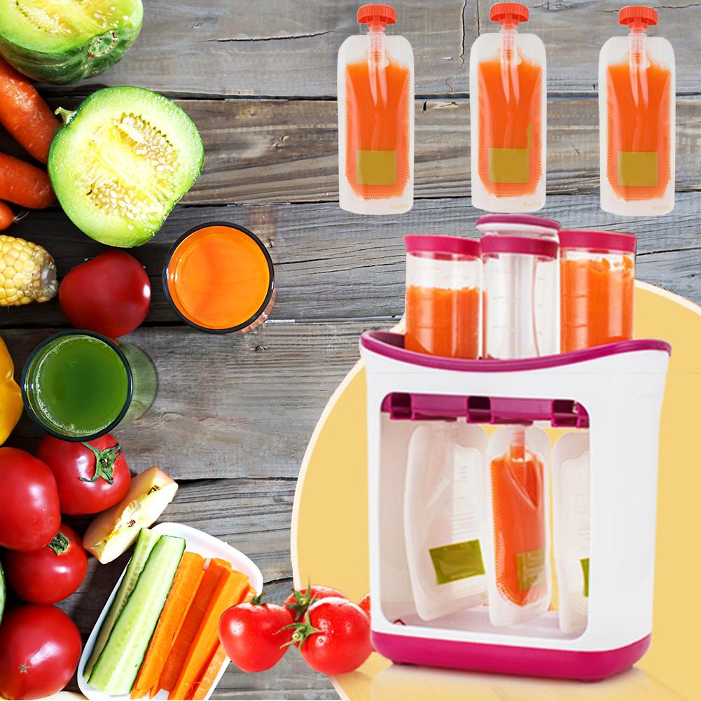 DIY Baby Food Squeeze Station