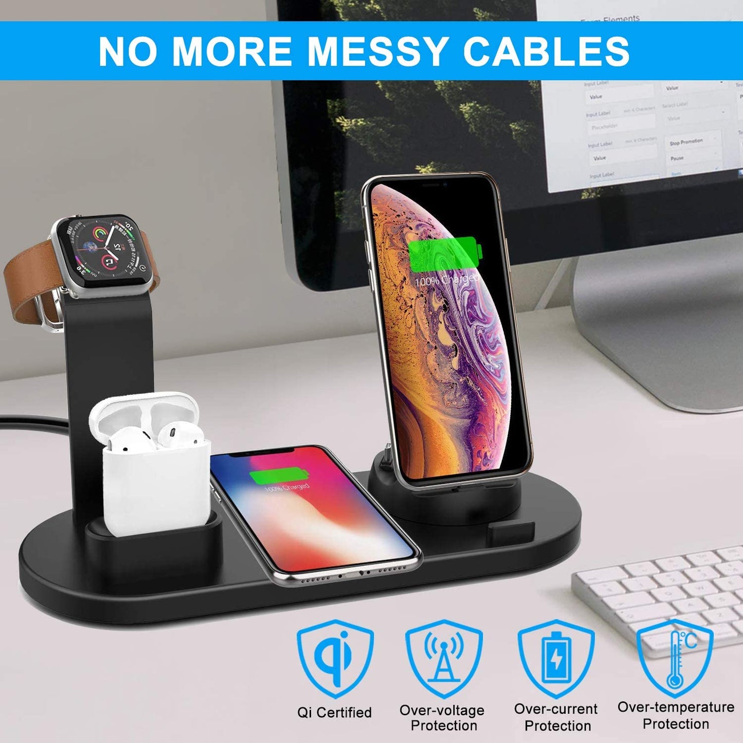 5 in 1 Wireless Charger Station