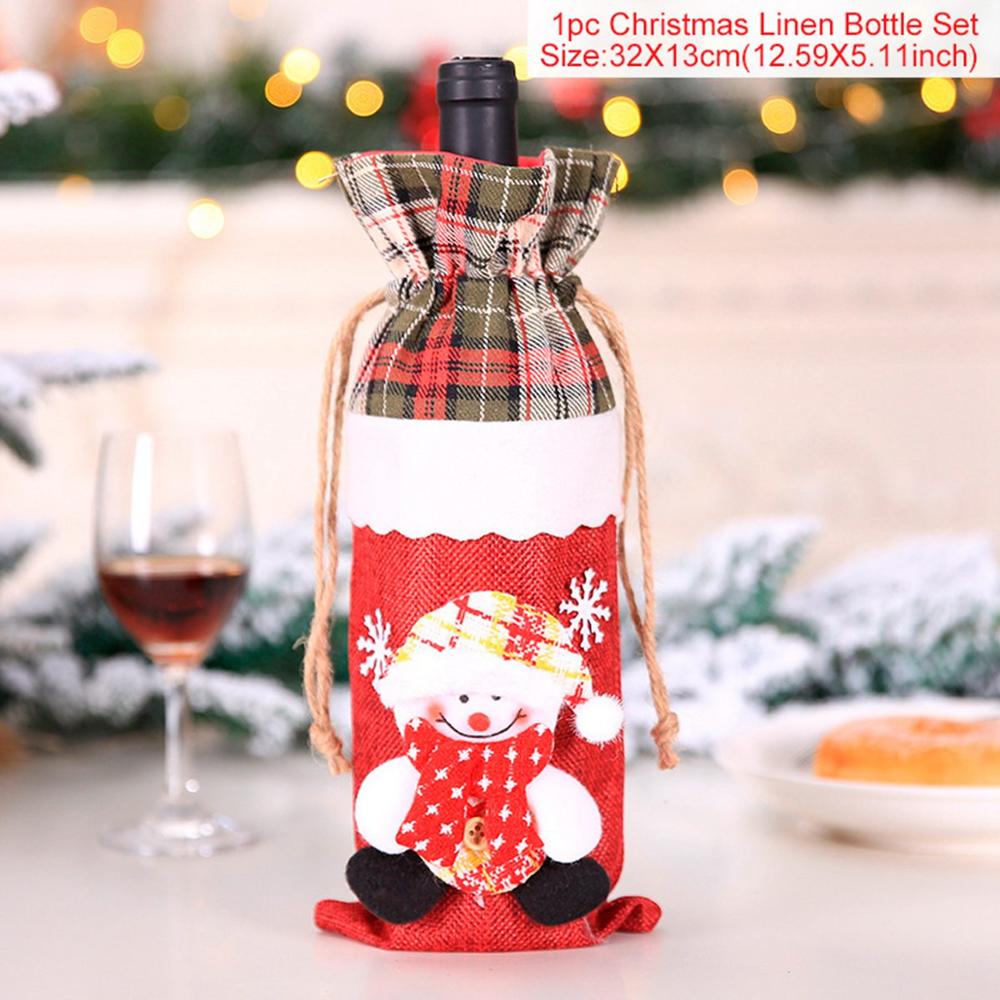 Christmas Wine Bottle Cover