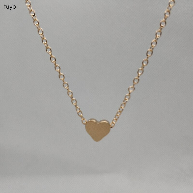 Tiny Heart Choker Necklace