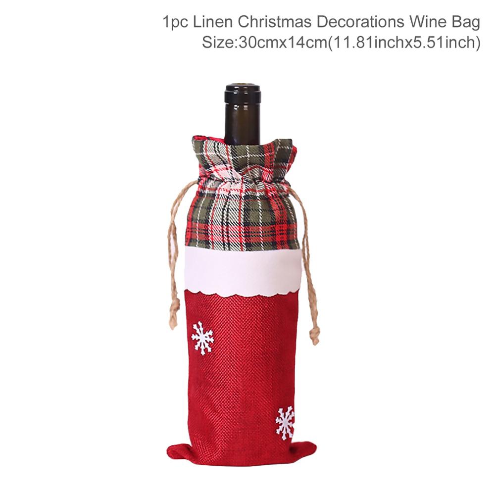 Christmas Wine Bottle Cover