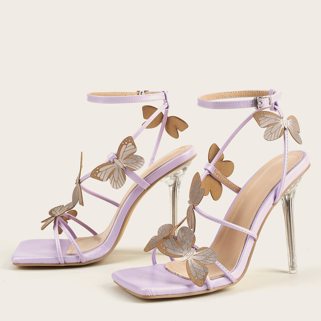 Butterfly High Heel Sandals